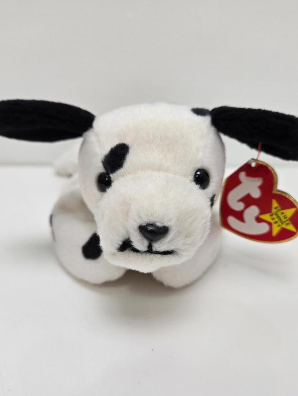 Ty Beanie Baby “Dotty” the Dalmatian Handmade in Indonesia (9 inch)